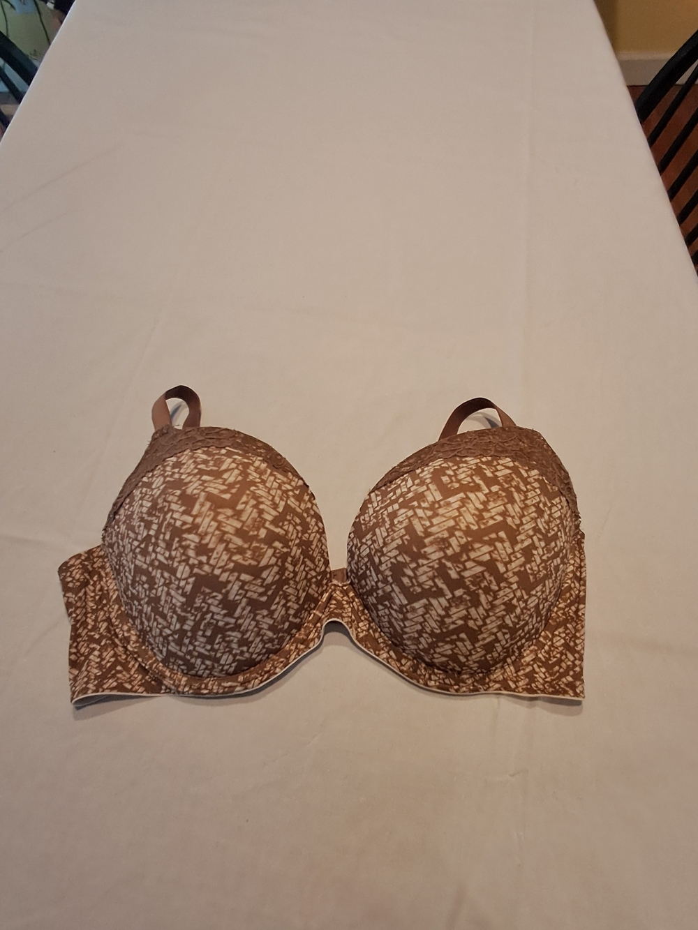 Dreamfit‎ Brown Patterned  Bra - Women Intimates Size 44DD